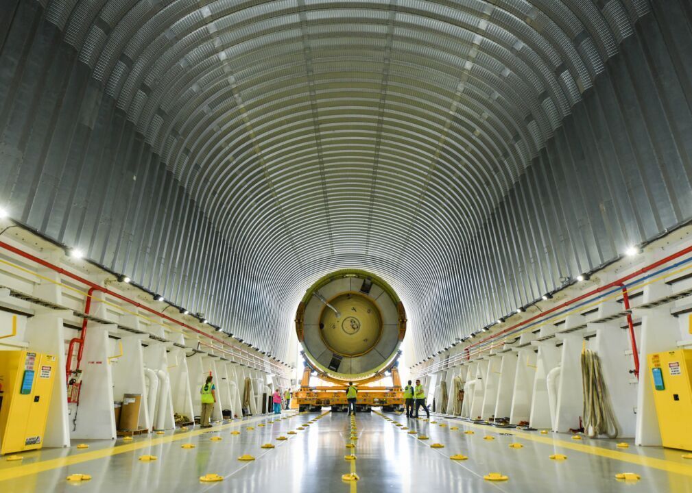 An SLS test article